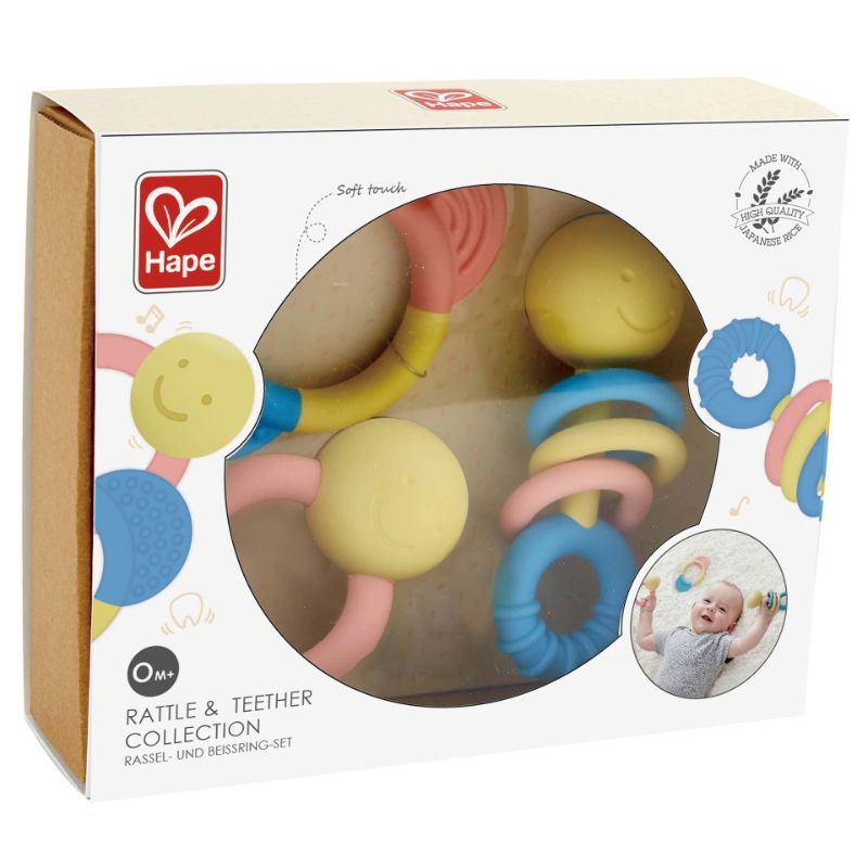 Hape Wooden Rattle & Teether Collection - Colorland Toys