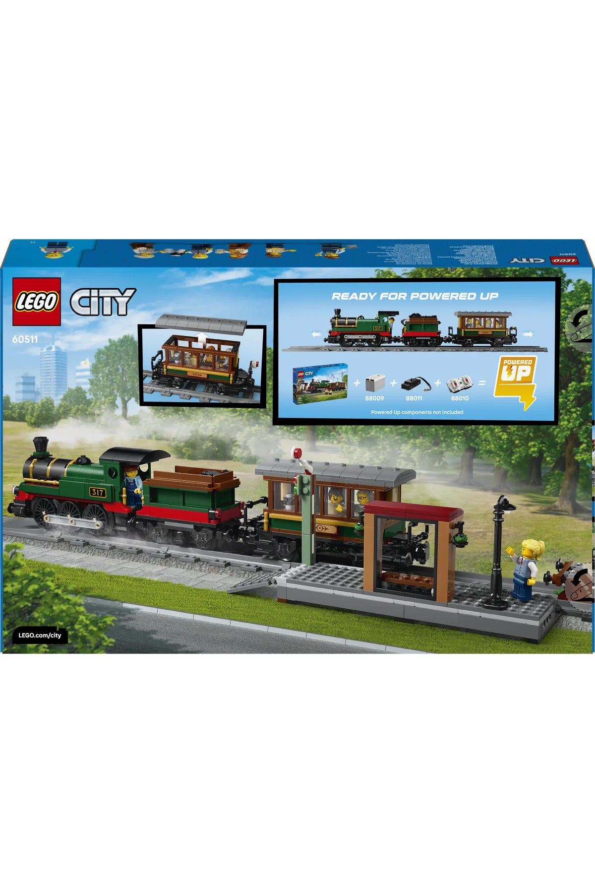 LEGO City Classic Steam Train 60511 – 575 Piece Building Set — view 4