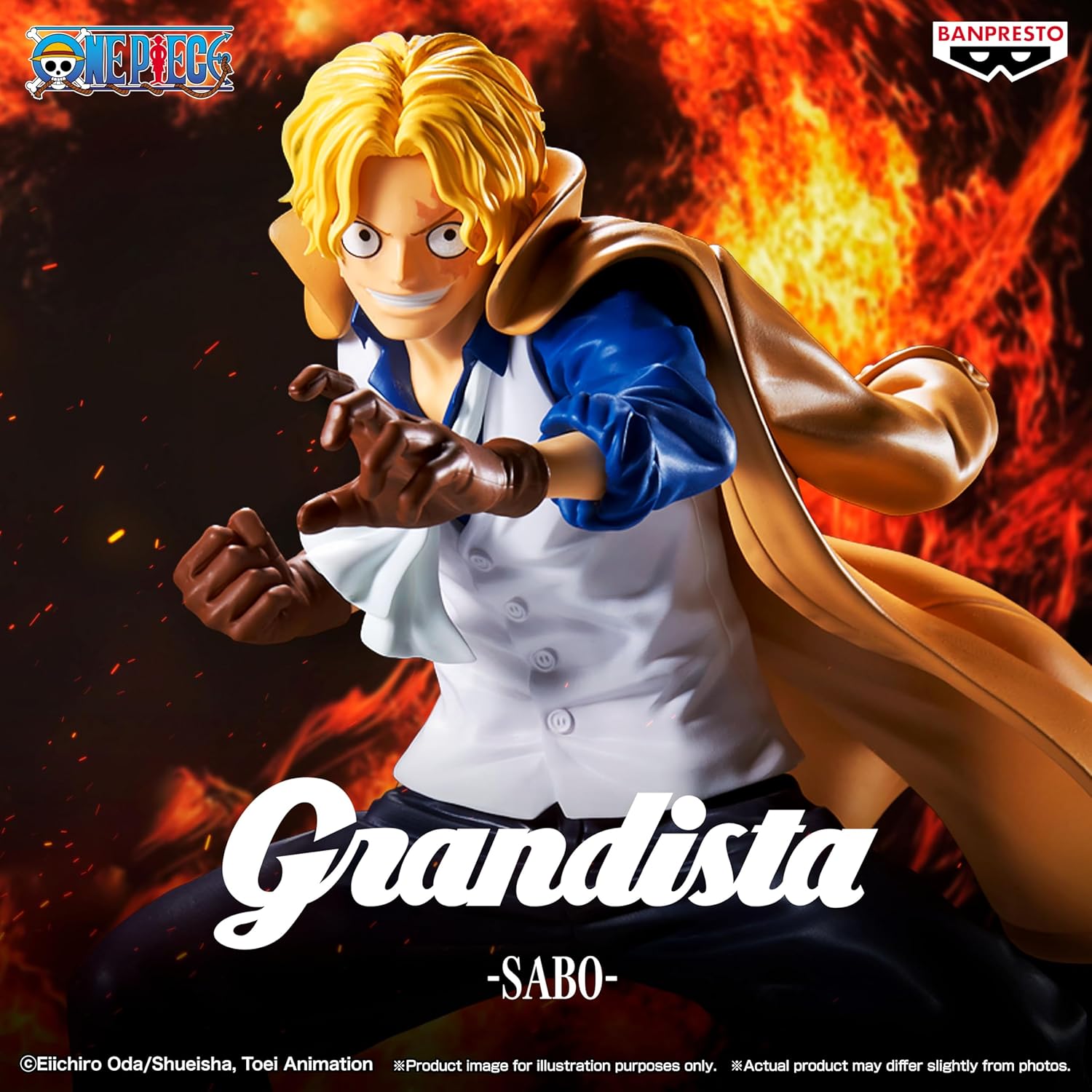 Banpresto Sabo One Piece Action Figure Grandista 23 cm Collectible — view 4