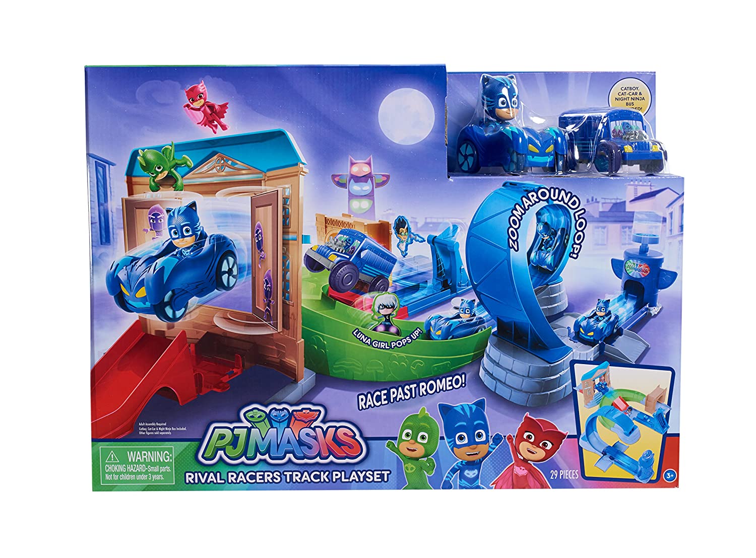 Disney Junior PJ Masks Rival Racers Track Playset 24760 - Colorland Toys