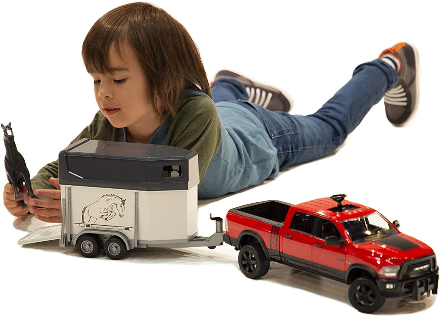 Bruder Ram 2500 Power Wagon with Horse Trailer - Colorland Toys
