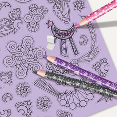 Nebulous Stars Fantasy Horses Sketchbook for Kids - 35 Pages & 80 Stencils — view 4
