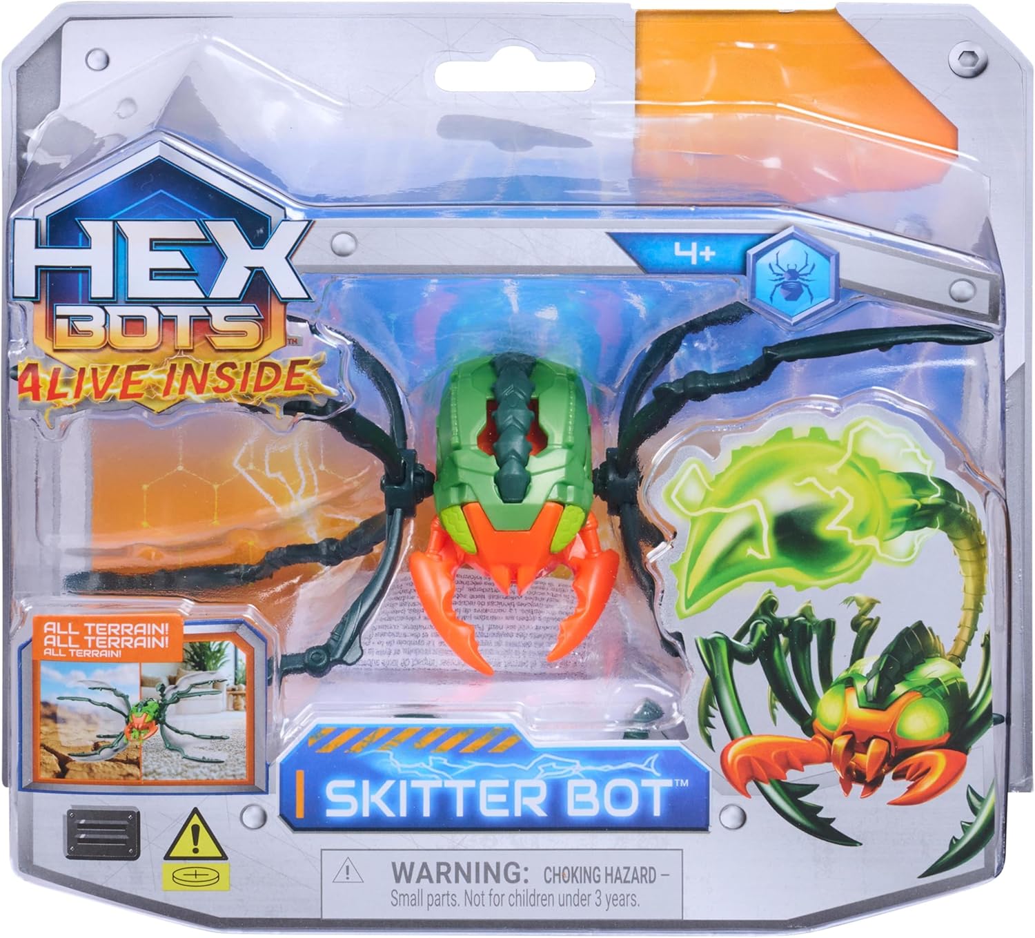 Hex Bots Skitter Bot Spider Assortment Interactive Gaming Figure — view 4