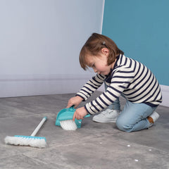 Smoby Cleaning Set for Kids with Shovel, Hand Brush & Large Broom — view 4