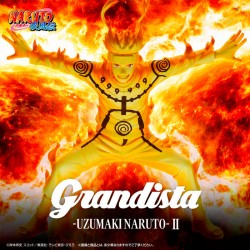 Naruto Shippuden Grandista Naruto Uzumaki II Figure by Banpresto — view 4