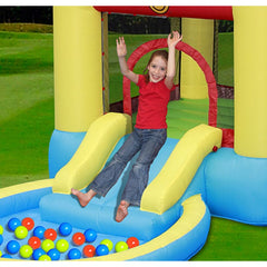 Happy Hop Bouncy Castle With Pool & Slide 9820 - Colorland Toys
