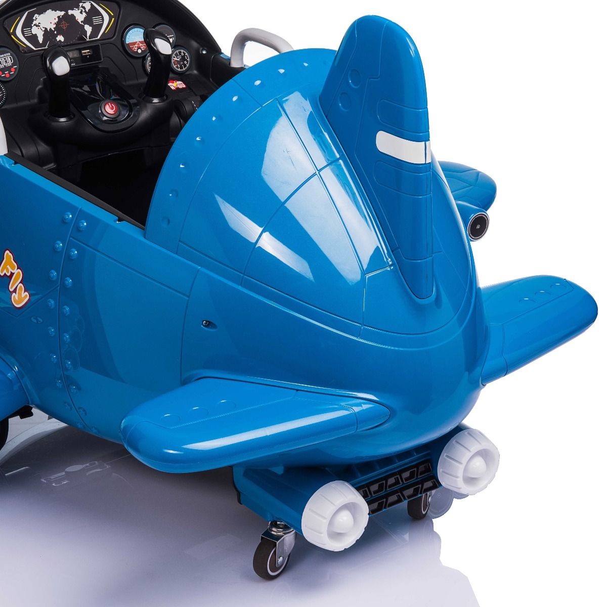 Remote Control Plane RideOn 2M2B Eva Wheel Blue 20201 - Colorland Toys