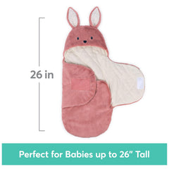 Baby GUND Oh So Snuggly Bunny Plush Blanket Wrap 6066061 — view 4