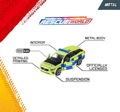 Majorette Rescue World 5-Piece Metal Police Car Gift Pack 8503105001 — view 4