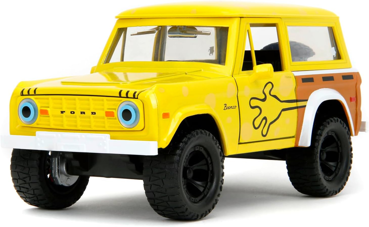 Jada Toys Spongebob 1:24 Scale 1973 Ford Bronco Car Toy — view 4