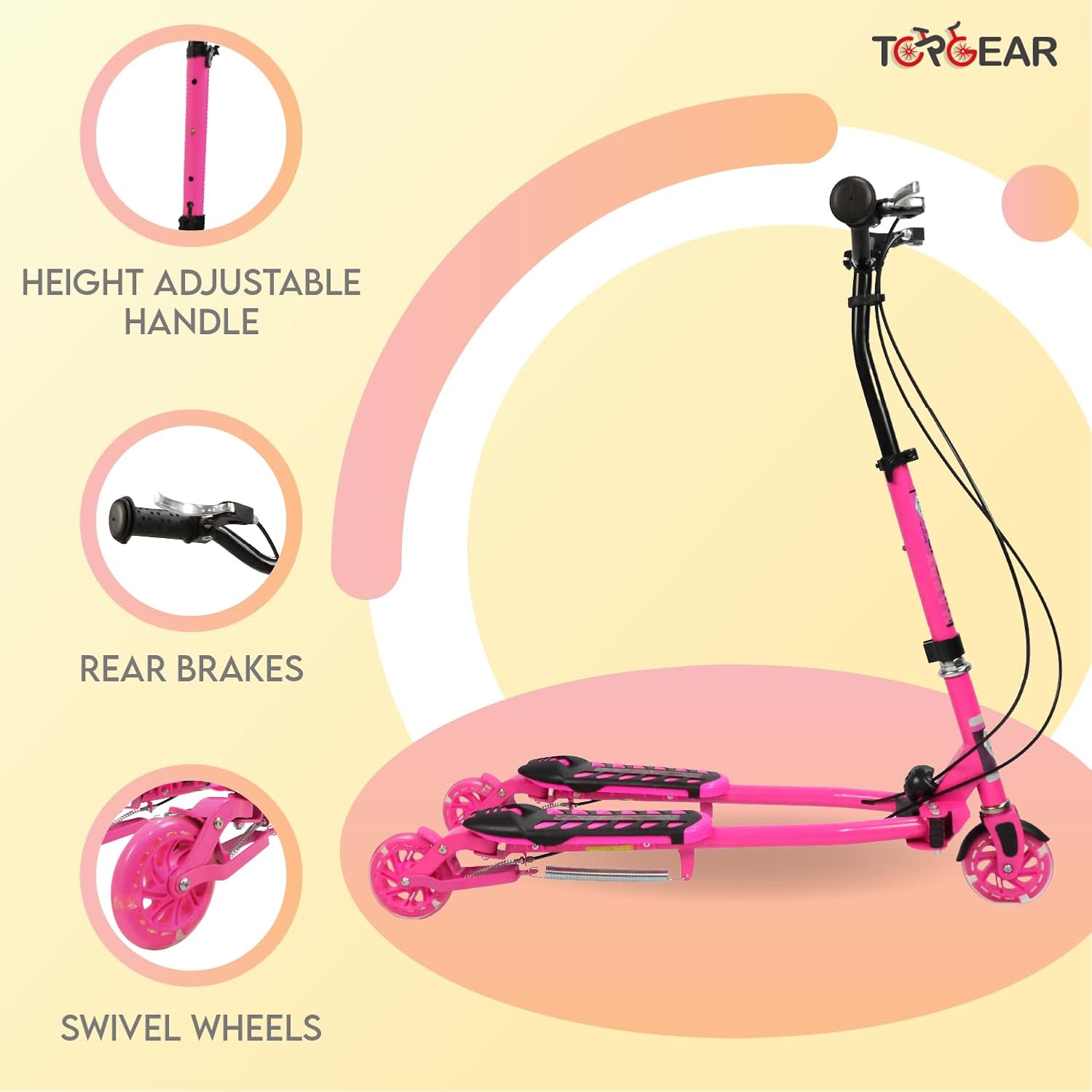 TG Top Gear Frog Slide Kick Scooter 914 - Blue — view 4