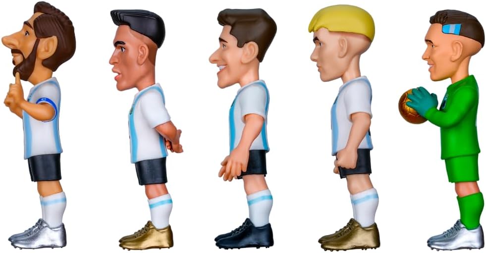 MINIX Football Stars 5-Pack Action Figures – Messi, Lautaro, Álvarez, Mastantuono, Martinez (12cm) — view 4