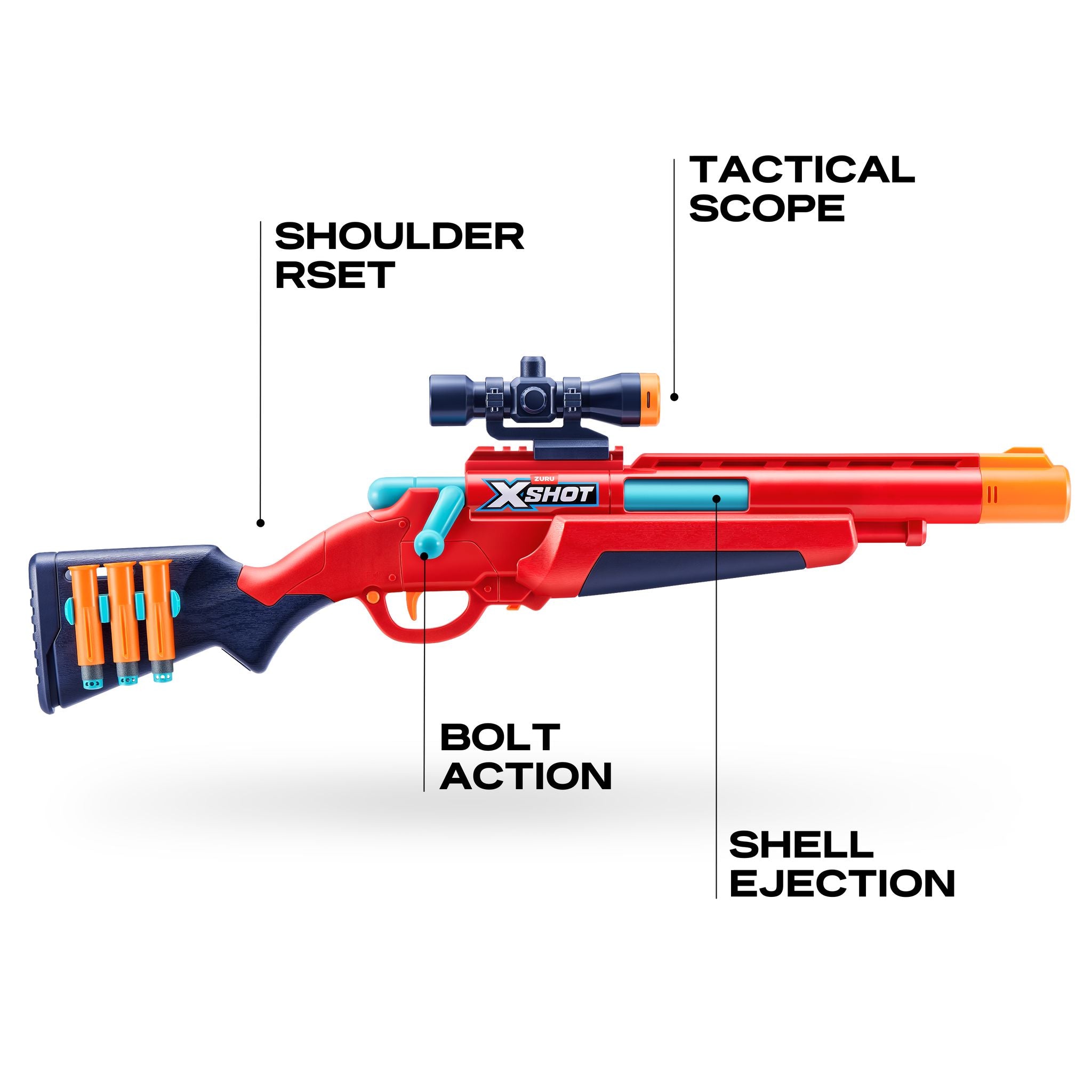 ZURU XSHOT Excel Ejector Shell Blaster — view 4