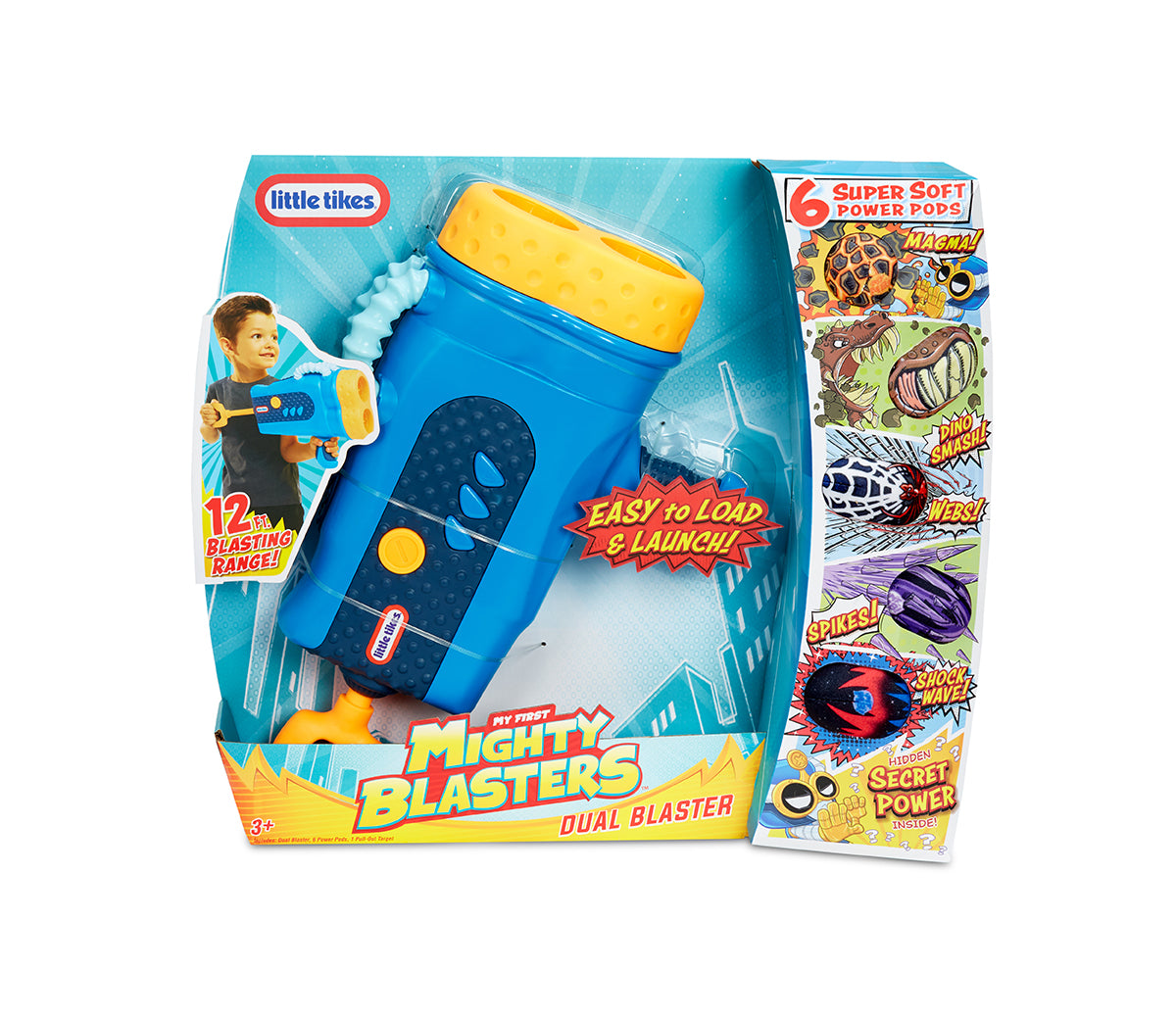 Little Tikes My First Mighty Blasters Dual Blaster with 6 Soft Power Pods 651267 - Colorland Toys
