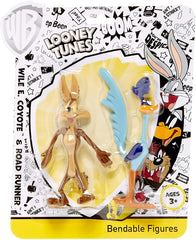 Looney Tunes Bendable Figures 2-Pack Roadrunner & Wile E Coyote 15cm LT4807-V2 - Colorland Toys