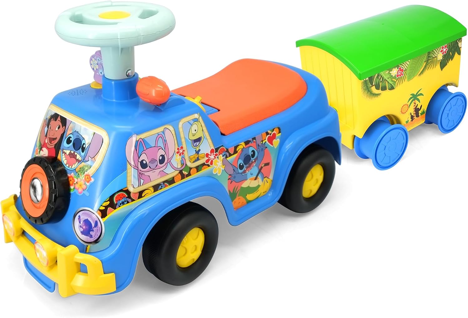 Kiddieland Lights N' Sounds Camper & Trailer - Stitch Ride-On — view 5