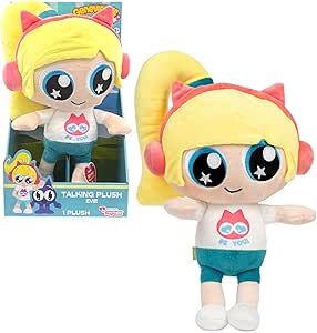 Genevieve's Playhouse Talking Plush Singing Doll, 8 Sounds, Cat Headphones — view 5