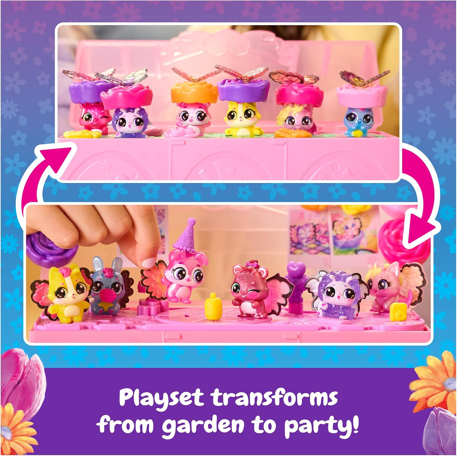 Hatchimals Bloomables Bloom Bash 6-Pack Collectible Toy Set — view 5