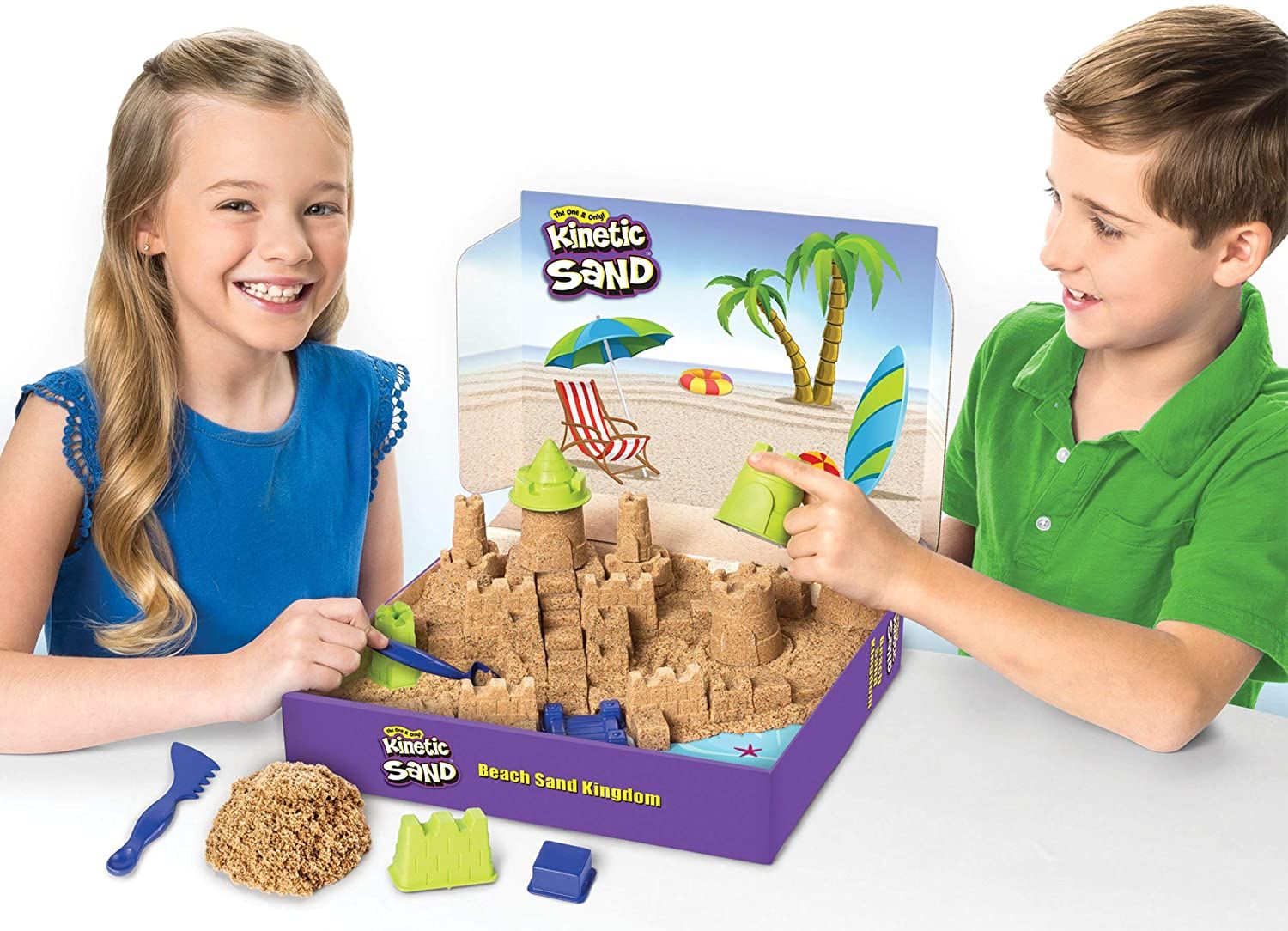 Kinetic Sand Beach Sand Kingdom 6044143 - Colorland Toys