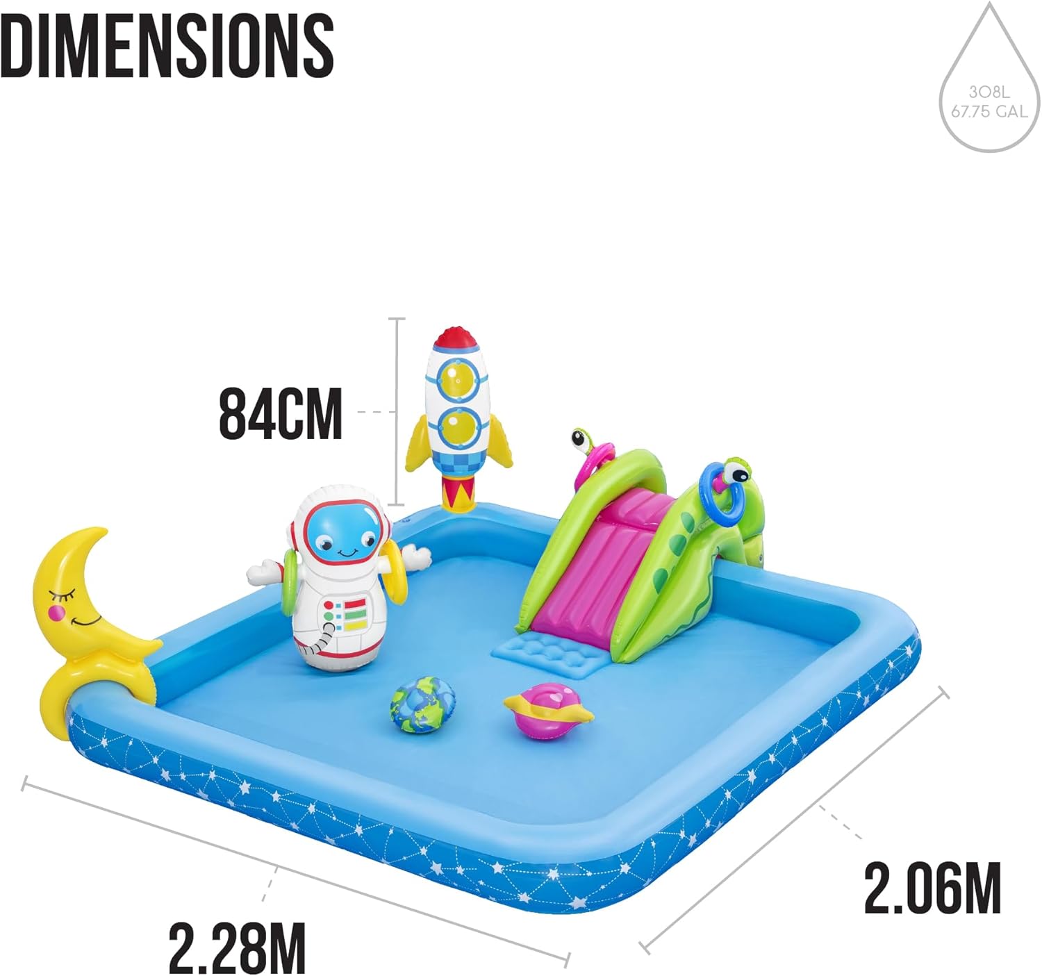 Bestway Astronaut Play Center 2.28m x 2.06m x 84cm 53126 — view 5