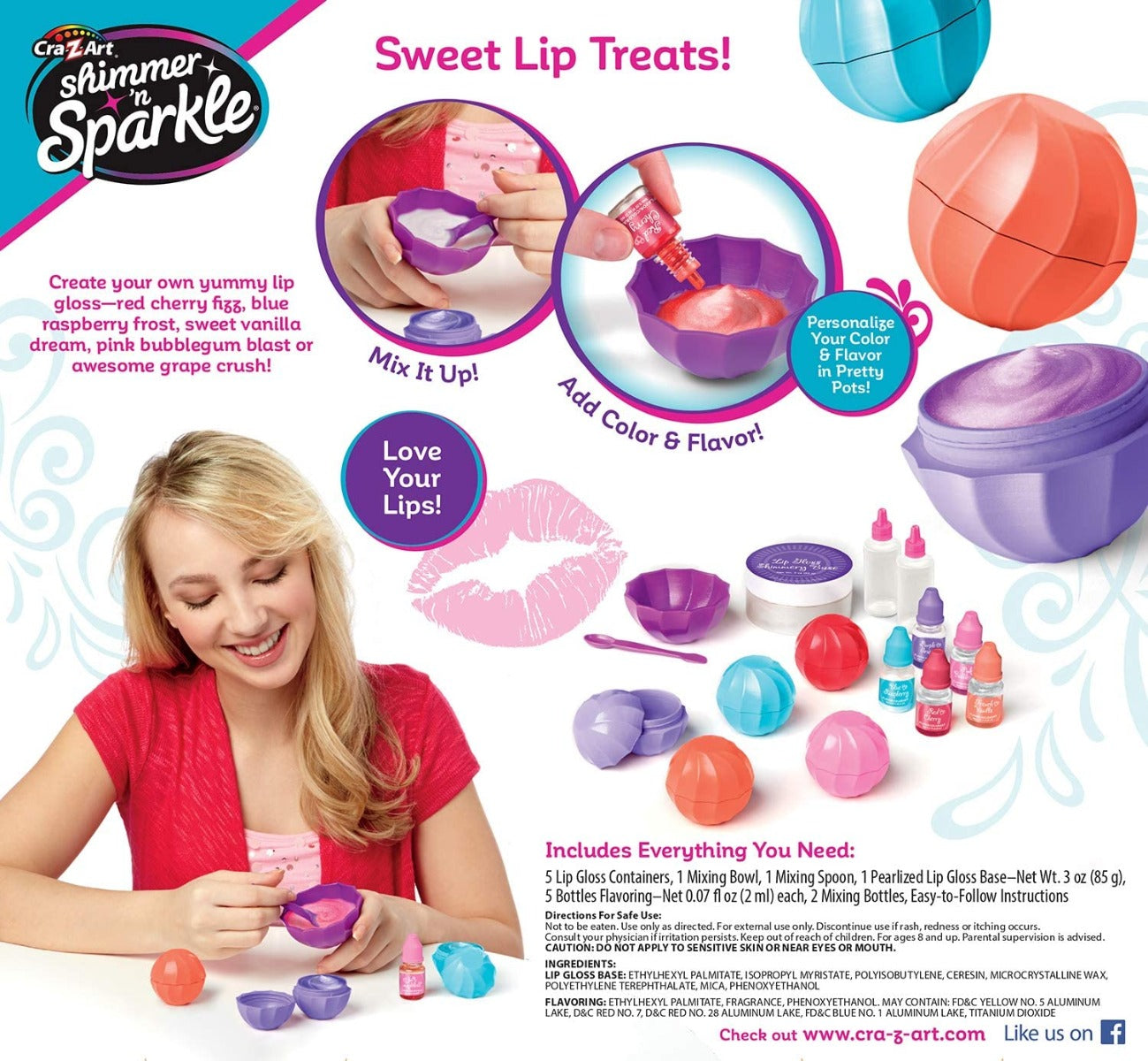 Shimmer n Sparkle Make Your Own Sweet Lip Treats 17531 - Colorland Toys