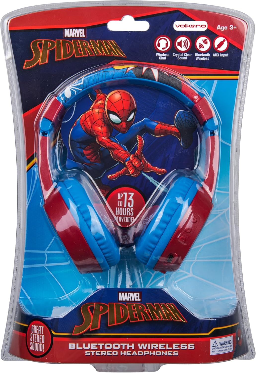 Marvel Spider-Man Padded Bluetooth Headphones MV-9938-SP — view 5