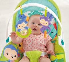 Fisher-Price Rainforest Friends Newborn To Toddler Portable Rocker CMR10 - Colorland Toys