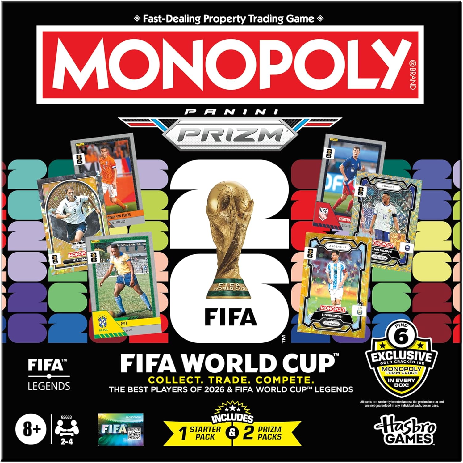 Monopoly Panini Prizm: FIFA World Cup Trading Cards Booster Box — view 5