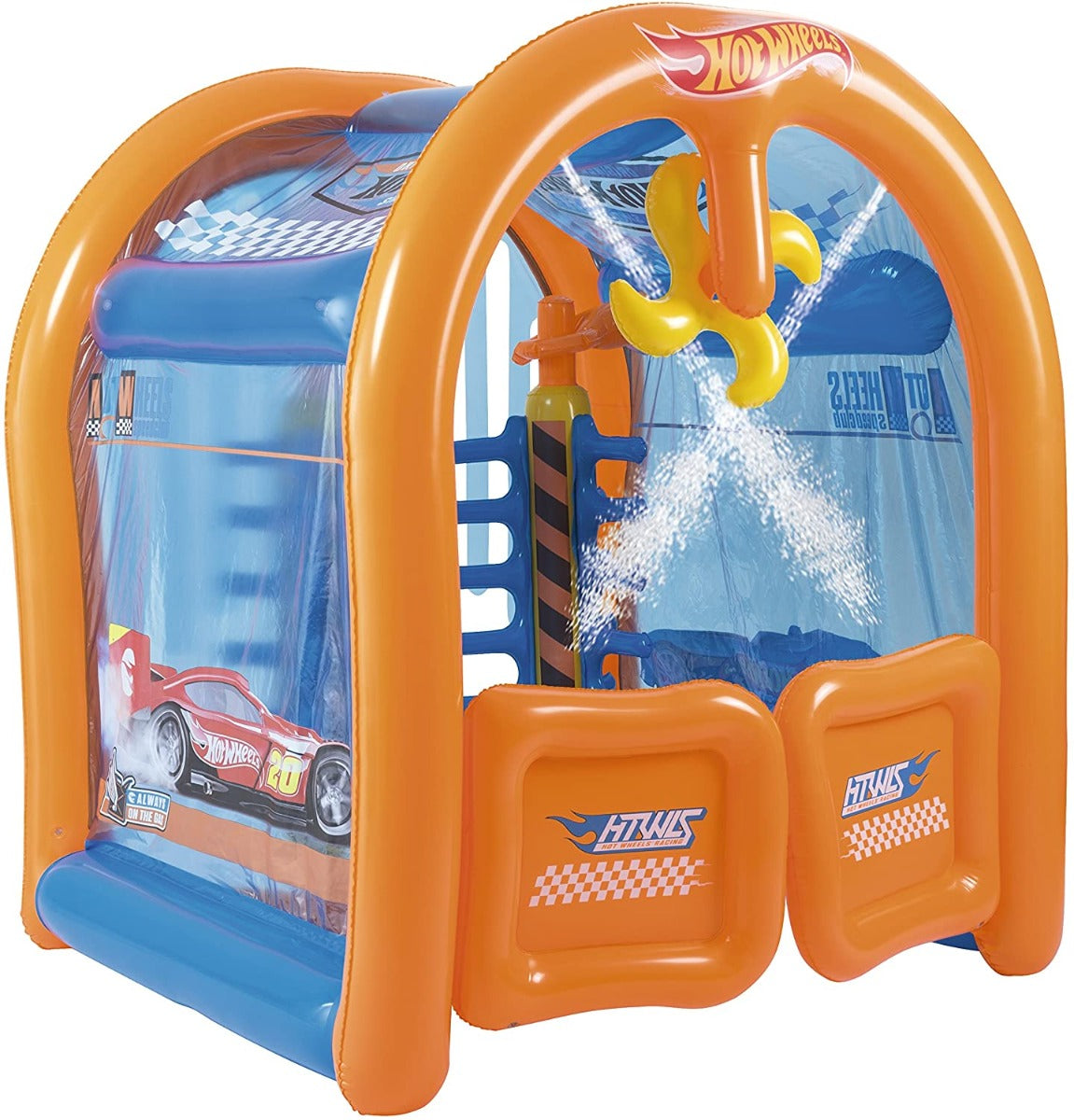 Bestway Hot Wheels Car Wash Center 1.914m x 1.73m x 2.03m 93406 - Colorland Toys