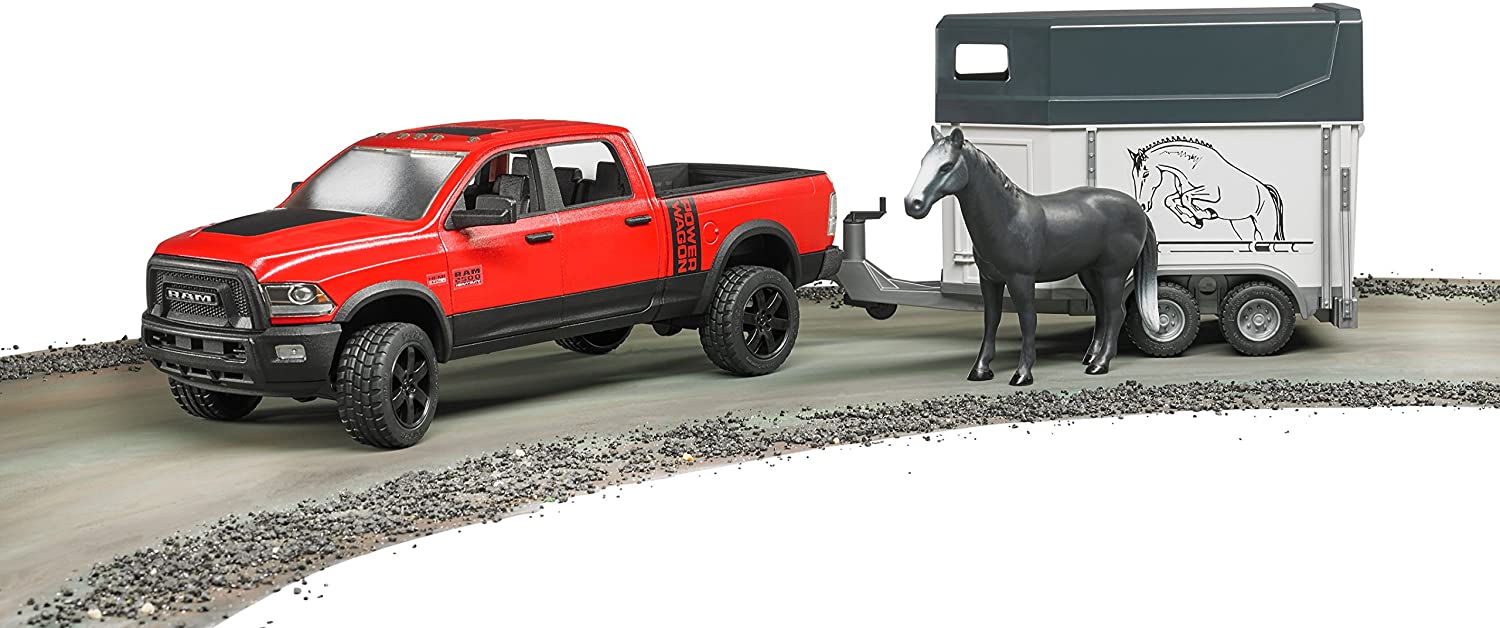 Bruder Ram 2500 Power Wagon with Horse Trailer - Colorland Toys