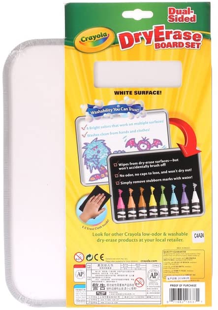 Crayola Dual-Sided Dry-Erase Board Set CY98-8638 - Colorland Toys