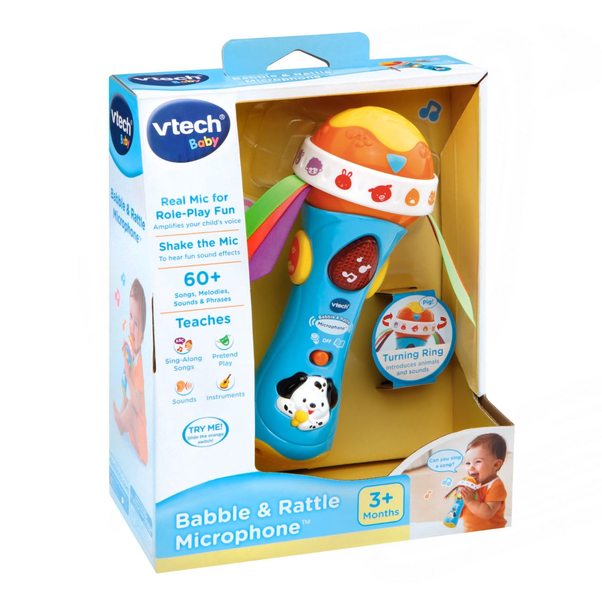 VTech Babble and Rattle Microphone - Colorland Toys
