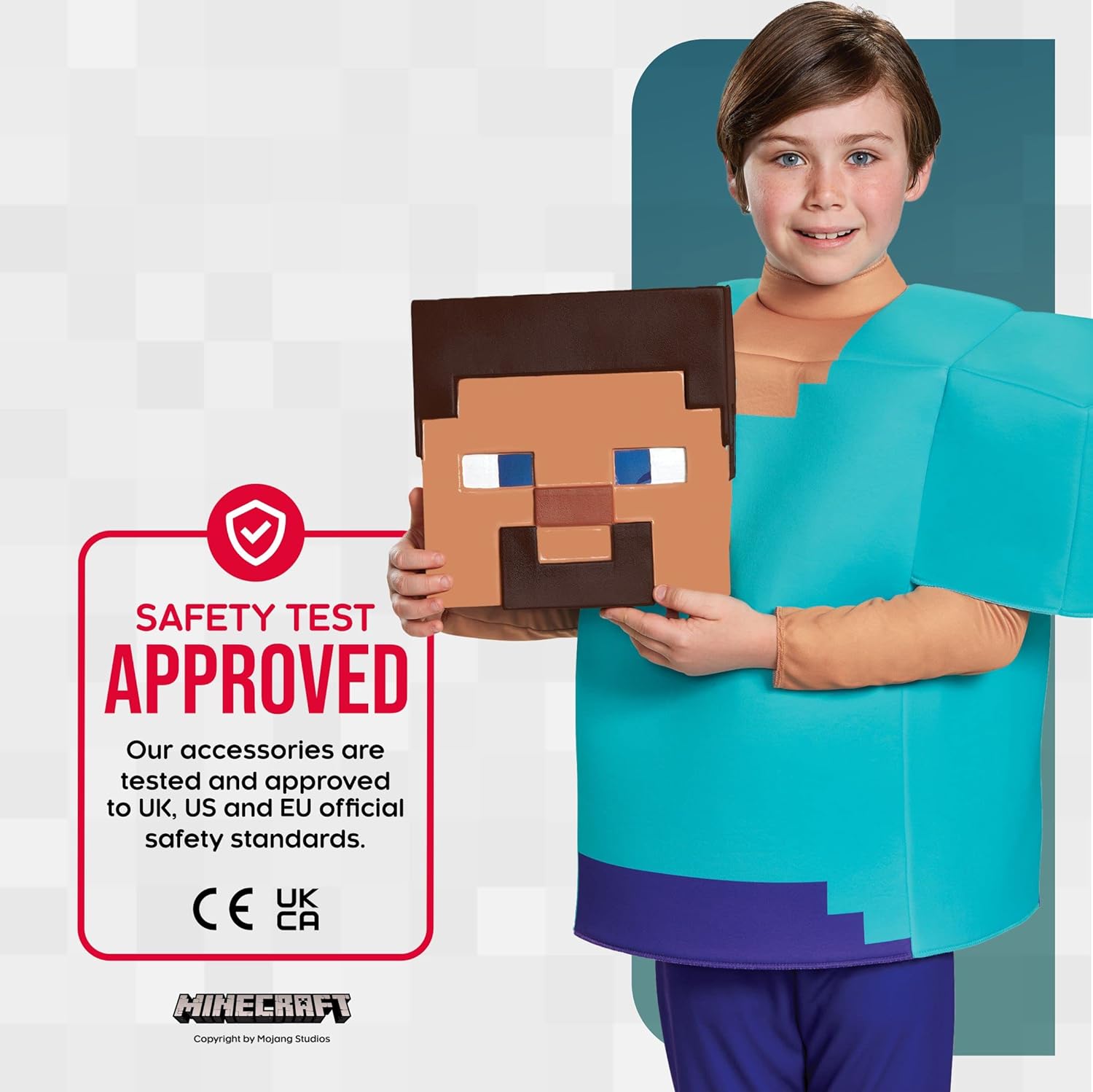 Disguise Steve Deluxe Minecraft Costume, Large (10-12) — view 5