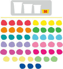 Play-Doh 50 Pack Rainbow Favors, Mini Cans, 13 Colors, Party Supplies — view 5
