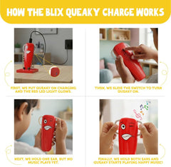 BLIX Queaky Charge Rechargeable STEM Circuit Science Toy (Red) — view 5