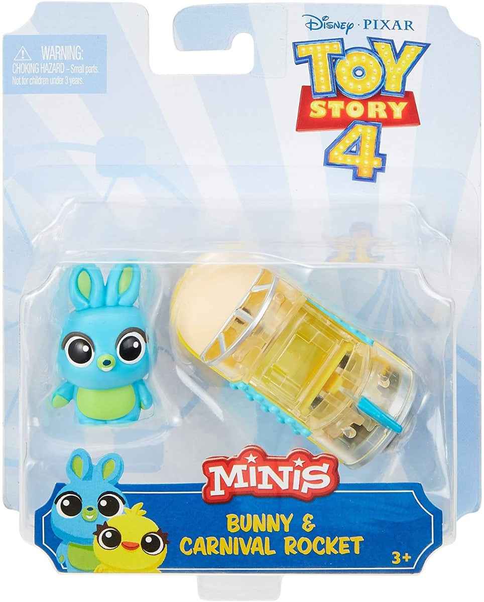 Disney Pixar Toy Story 4 Minis Bunny & Carnival Rocket - Colorland Toys