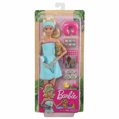 Barbie Wellness Spa Doll Blonde with Puppy GKH73 - Colorland Toys