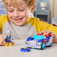 Marvel Iron Man & His Fantastic Friends Thor Racing Car Action Figure Set — view 5