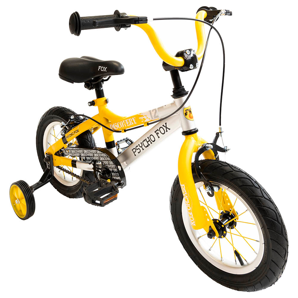 Little Angel Discovery Kids 12 inch Bicycle Yellow - Colorland Toys