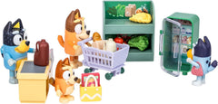 Bluey Series 13 Let’s Play Chef Family Shopping Trip Figure Playset — view 5