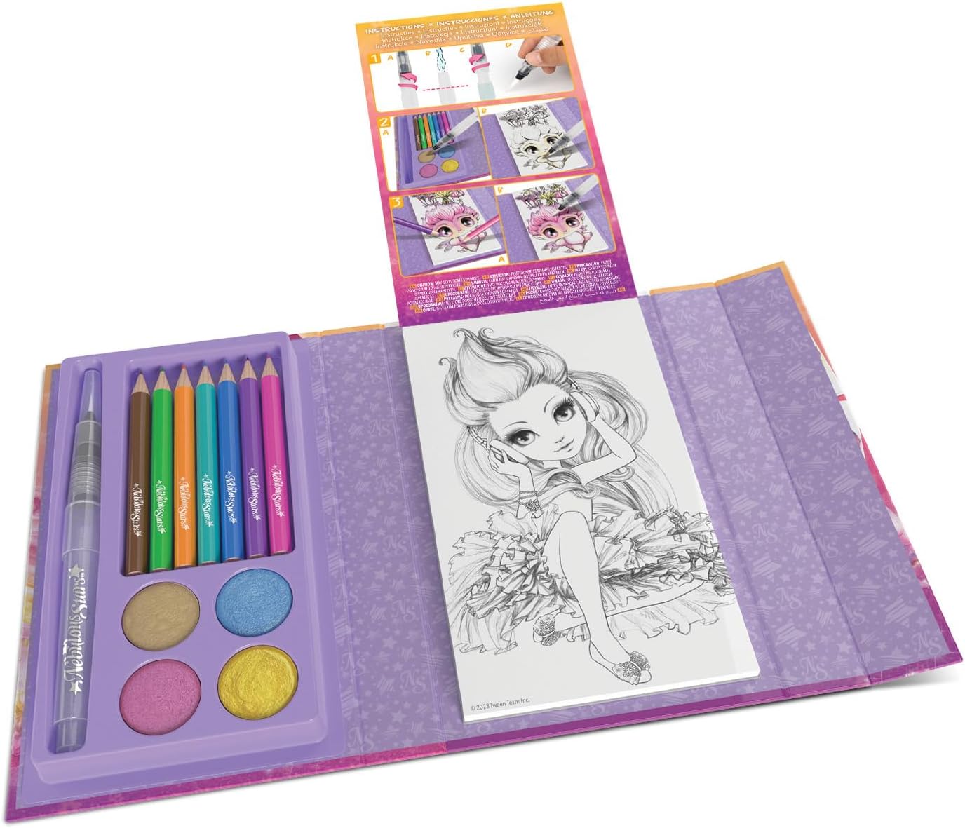 Nebulous Stars Watercolor-to-Go (Pure White) Portable Paint Set — view 5