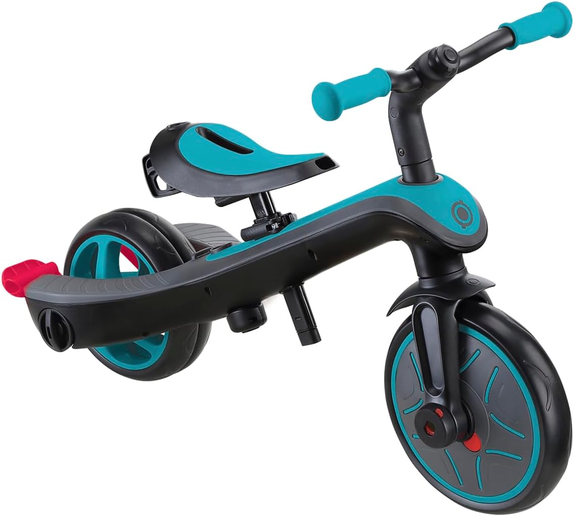 GLOBBER Explorer Trike 4-in-1 Pro Turquoise – Tricycle & Balance Bike — view 5