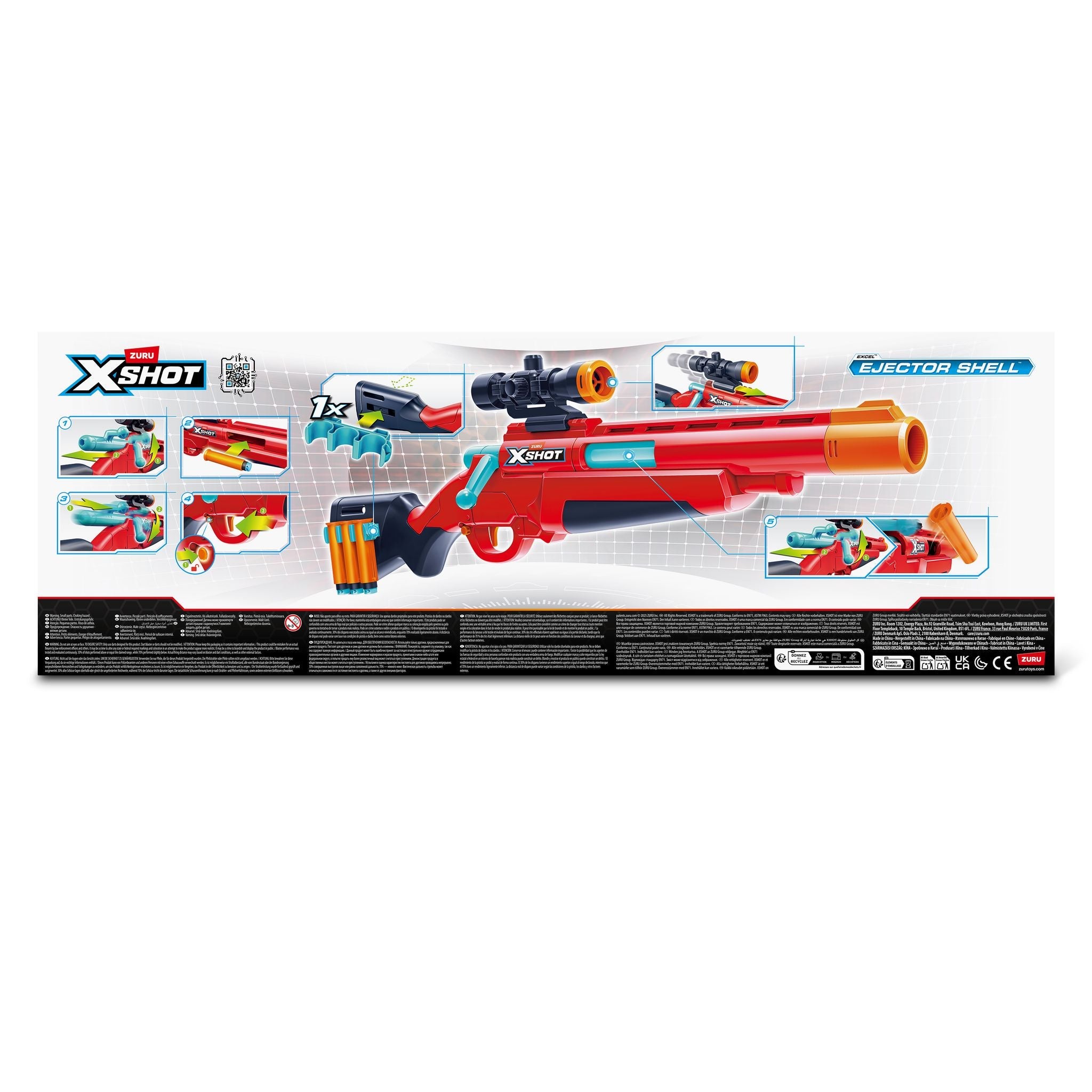 ZURU XSHOT Excel Ejector Shell Blaster — view 5