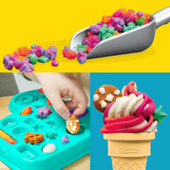 Play-Doh Rainbow Swirl Ice Cream Playset with 7 Accessories — view 5