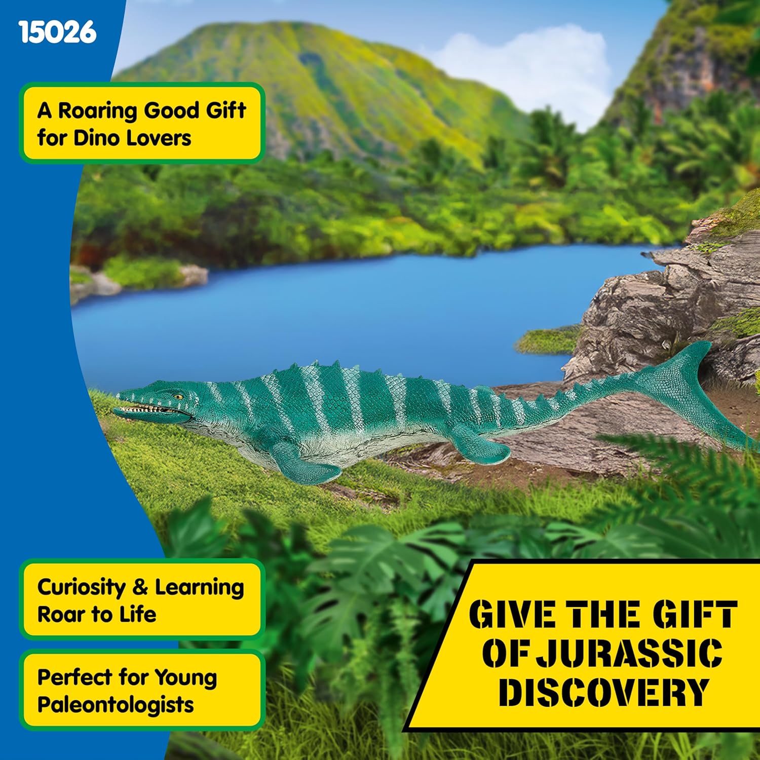 schleich Dinosaurs 13” Mosasaurus Figurine – Movable Jaw, Ages 5+ — view 5