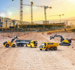 Volvo Construction 4 Pieces Giftpack, 7.5cm by Majorette — view 5