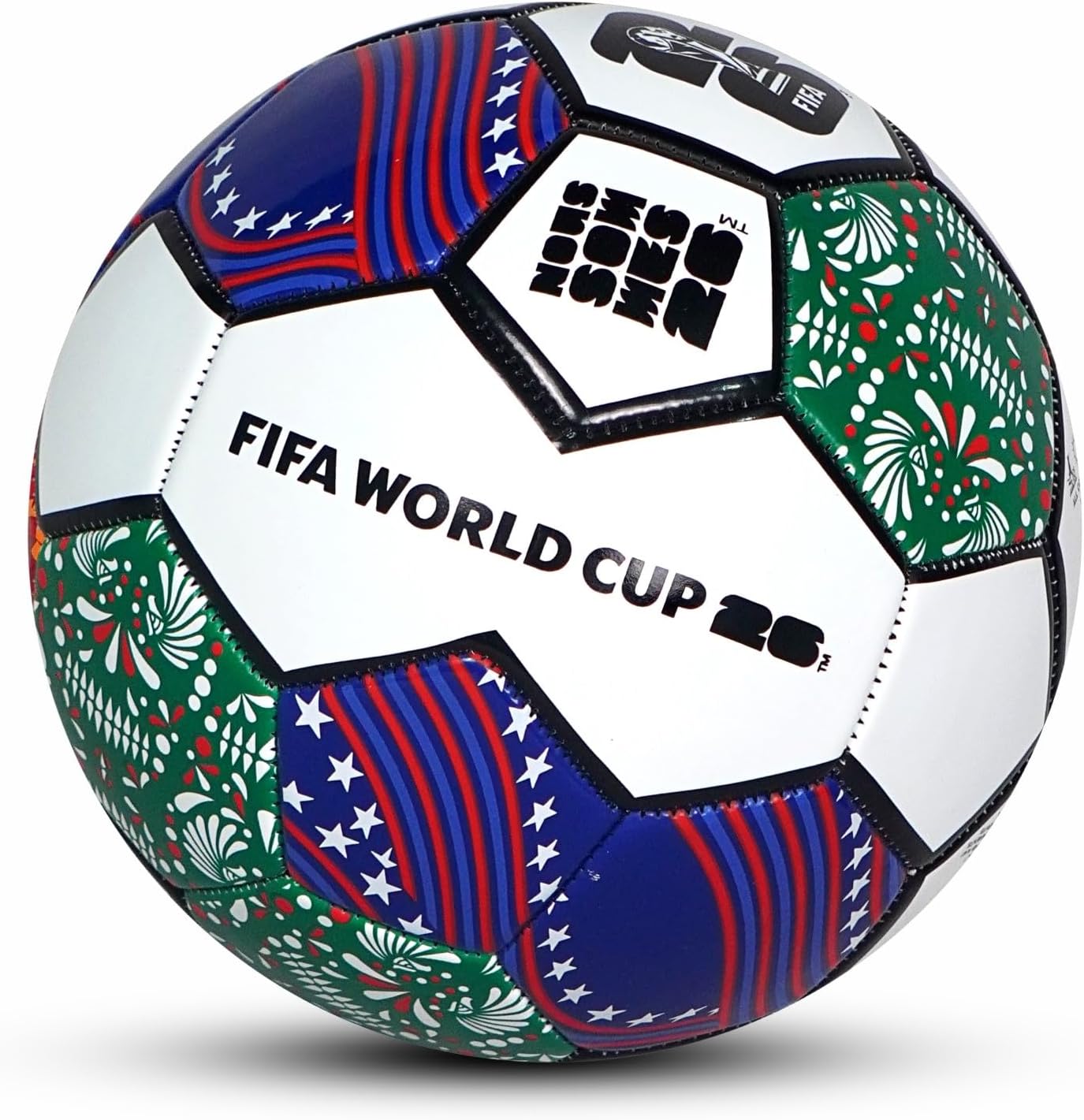 FIFA World Cup 2026 Official Size 5 Football – White Graphic — view 5