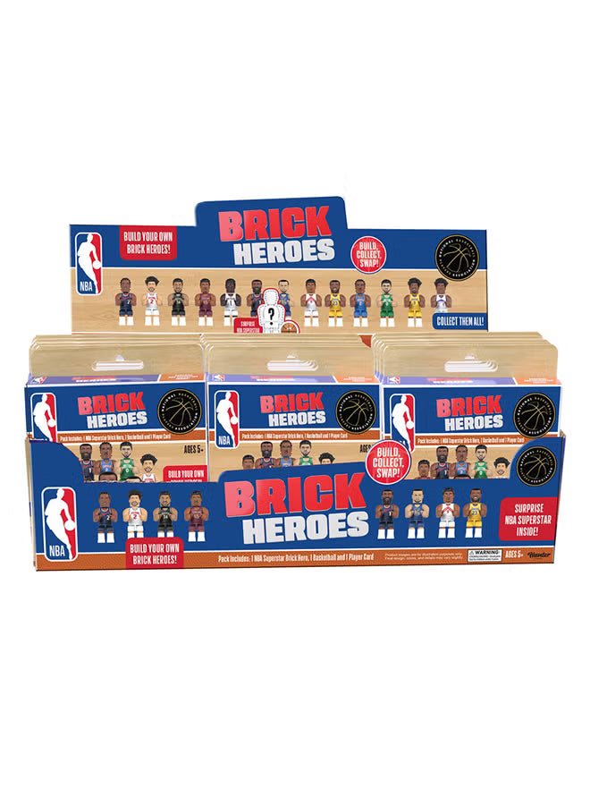 NBA Brick Heroes: Figures Asstd. HUN3569 - Colorland Toys