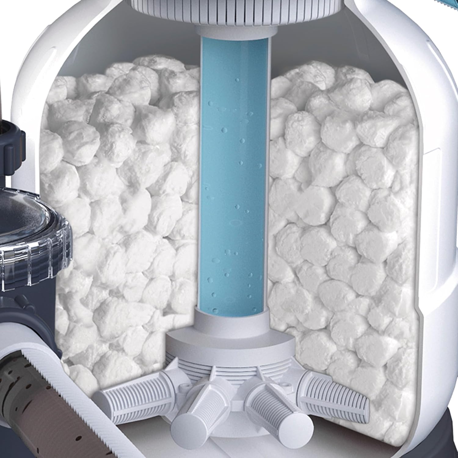 Intex Fiber Ball Filtration Media, 500g Bag (29045) — view 6