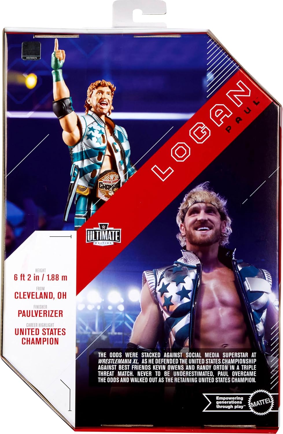 Mattel WWE Ultimate Edition Logan Paul 6" Action Figure & Accessories — view 6